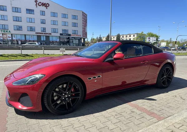 maserati grancabrio mazowieckie Maserati GranCabrio cena 330000 przebieg: 25600, rok produkcji 2018 z Warszawa